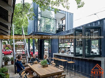 HÌNH ẢNH MẪU THIẾT KẾ QUÁN CAFE CONTAINER