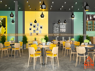 THIẾT KẾ QUÁN CAFE PURLITEA - ĐỒNG NAI