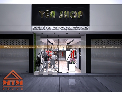 THIẾT KẾ SHOP THỜI TRANG XUẤT KHẨU - GÒ VẤP, TP.HCM